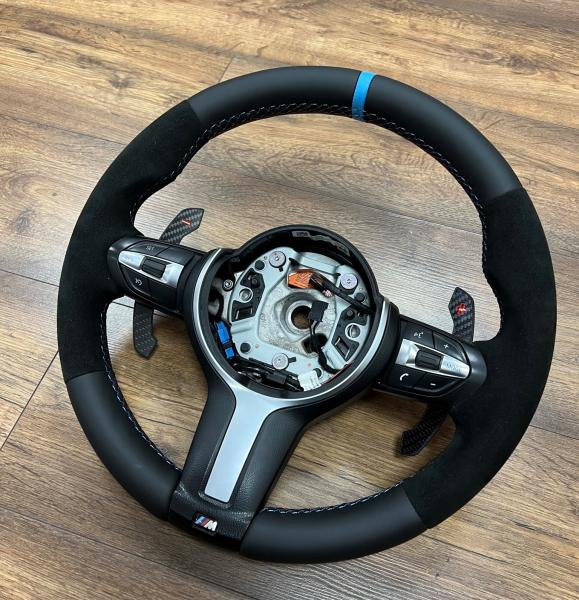 BMW F10 F11 F12 F13 F20 F21 F34 F30 F31 F32 F33 F43 F15 F16 F25 M Lenkrad neu beziehen